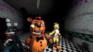 Golden freddy VS Withered toy animatronics