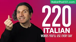 220 Italian Words You'll Use Every Day - Basic Vocabulary #62