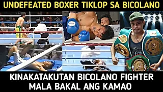 KINAKATAKUTAN BICOLANO FIGHTER MALA BAKAL ANG KAMAO