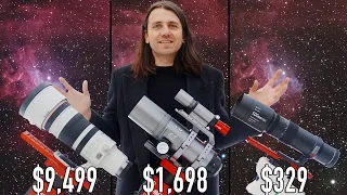 LENS vs. TELESCOPE for Photographing Deep Space