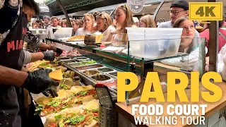 Tour in PARIS, Marché Des Enfants Rouges Most Famous Food Court in PARIS, 4K Walk in April 2024