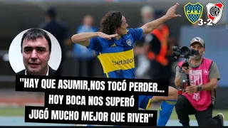 Costafebre y Chattas reconocen la derrota!!! Boca vs River 3-2 Copa de la Liga Profesional