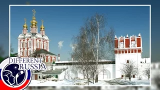 Moscow. Beautiful Winter Novodevichy Convent! Must See Attractions of Orthodox Russia