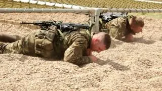 Commando Training Centre Royal Marines assault course