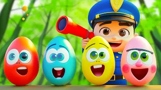 WOW Surprise Dinosaur Eggs Song & I Want To Be Fireman | Pipokiki Nursery Rhymes & Kids Song