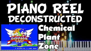 Sonic 2 - Chemical Plant Zone - Piano Reel Deconstruction