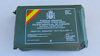 Testing Spanish MRE (Meal Ready to Eat)