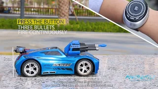 Power Battle Fire Bullet Voice Control Watch Shooting Rc Car