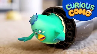 Curious Como | Vacuum | Cartoon video for kids | Como Kids TV