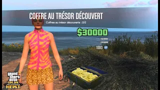 GTA Online - Emplacement des 2 coffres au trésor (22/05/22, 30000 GTA$)