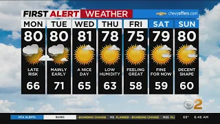 First Alert Forecast: Monday morning 9/12 CBS2 weather headlines
