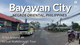 Drive Around the City. Bayawan, Negros Oriental | 4K Virtual Tour 2022