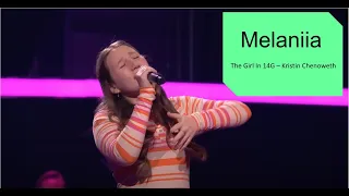 Melaniia - The Girl In 14G (Kristin Chenoweth) The Voice Kids 2023 Short Version