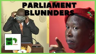 Most Funny Moments with South African Politicians 2021