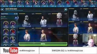 Star Wars Galaxy of Heroes - Opponent Selection  "Sandbox"