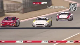 (Laguna Seca Full Race Replay TA/XGT/SGT/GT) Drama Filled Trans Am Race Ends with Surprise Winner