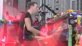 COLDPLAY - "Up&Up" and "Clocks" - live in New York City at the TODAY Show - March 14, 2016 [HD][HQ]