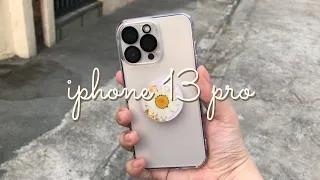 getting an iphone 13 pro (gold 256 gb) ✨ unboxing + accessories + sample video from iphone 13 pro