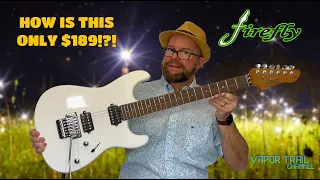 My First FIREFLY GUITAR! $189 w/ Floyd Rose Style Bridge - GREAT!