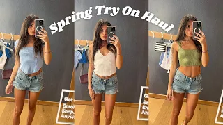 spring try on clothing haul: COTTON ON & PACSUN