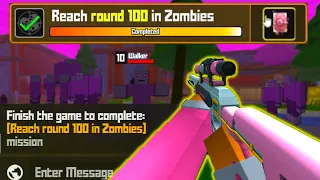 ROAD TO ROUND 100 "Krunker Zombies Facility" (FORBIDDEN TOME)