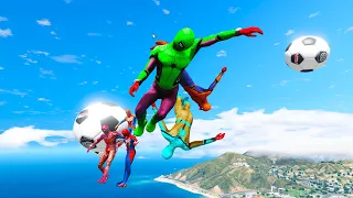 GTA 5 Ragdolls SPIDERMAN Jumps/Fails in 4K 60FPS #65 (Euphoria Physics)