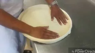 Making a stuffed crust pizza