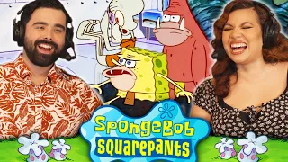 BEST EPISODES YET! We Watched SPONGEBOB EPISODE 13 & 14 For the FIRST TIME! SB-129 & KARATE CHOPPERS