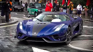 Supercars in London July 2023 #CSATW524 [Chiron SS 300+, Koenigsegg Regera, Gemballa Mirage GT]