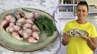 Market Fresh Salted Mackerel🐠 How to cook with Liza Glinskaya🐟😋