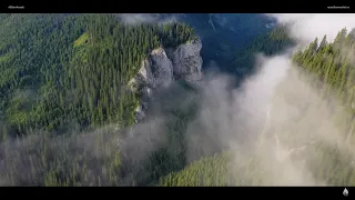 12 minutes of amazing relaxing aerial footage of Carpathians, Romanian Mountains 4K