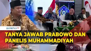 Tanya Jawab Prabowo Subianto dengan Panelis Dialog Terbuka Muhammadiyah di Surabaya