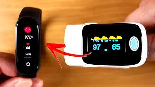 Xiaomi Mi Band 6 SpO2 Test and Heart Rate vs Oximeter #shorts