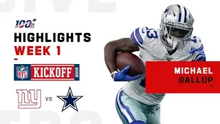 Michael Gallup's 158-Yd Day | NFL 2019 Highlights