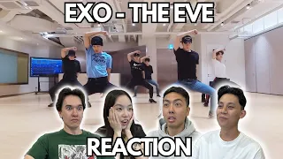 EXO 엑소 '전야 (前夜) (The Eve)' Dance Practice REACTION!!