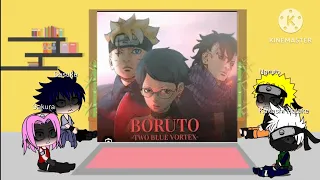 Old Team 7 reacts to Boruto two blue vortex | All parts