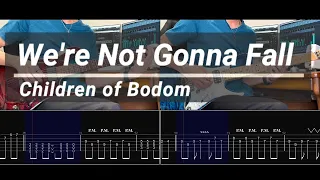 【TAB譜付き】We're Not Gonna Fall / Children of Bodom ギター弾いてみた Guitar cover