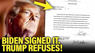 Trump REFUSES TO SIGN Loyalty Oath to Constitution