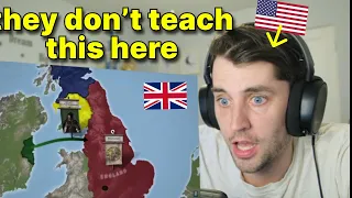 American reacts to 'How was England formed?'