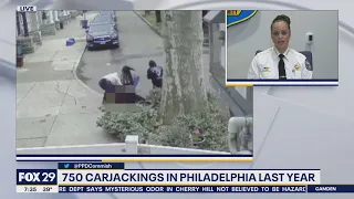 Commissioner Outlaw reacts to Philadelphia carjackings with at least 90 reported so far in 2022