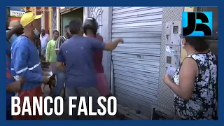 Quadrilha abre agência bancária falsa e provoca revolta na periferia de Salvador (BA)