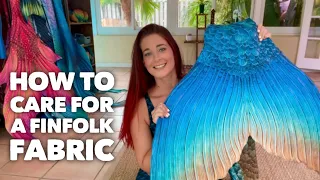 HOW TO CARE FOR A FINFOLK FABRIC MERMAID TAIL