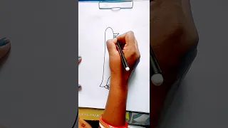 Penguin easy drawing #shorts