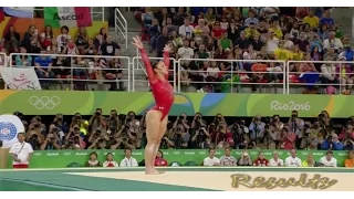 Aly Raisman 2016 Floor Routine Individual All-Around Final Gymnastics Olympics 2016 Rio Results