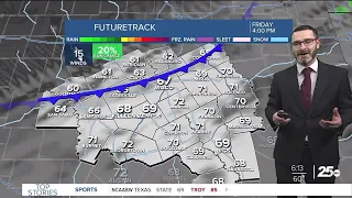 Friday cold front brings cooler weekend | 25 Morning Weather