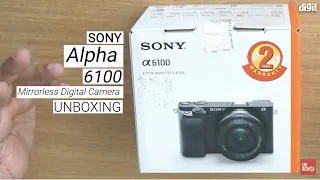 Sony Alpha 6100 Mirrorless Digital Camera Unboxing
