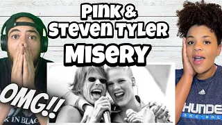 SO MUCH POWER!.. | FIRST TIME HEARING Pink & Steven Tyler  - Misery REACTION