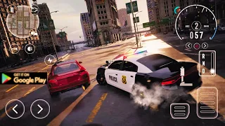 Police Officer Simulator 2023 - Police Job Cop's Cars Chase Crime City - Android Gameplay