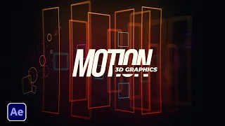 Create 3D Motion Graphics in After Effects | 4 Techniques Tutorial