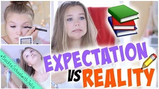 BACK TO SCHOOL ERWARTUNG VS REALITÄT ~ vor der Schule | Julia Beautx